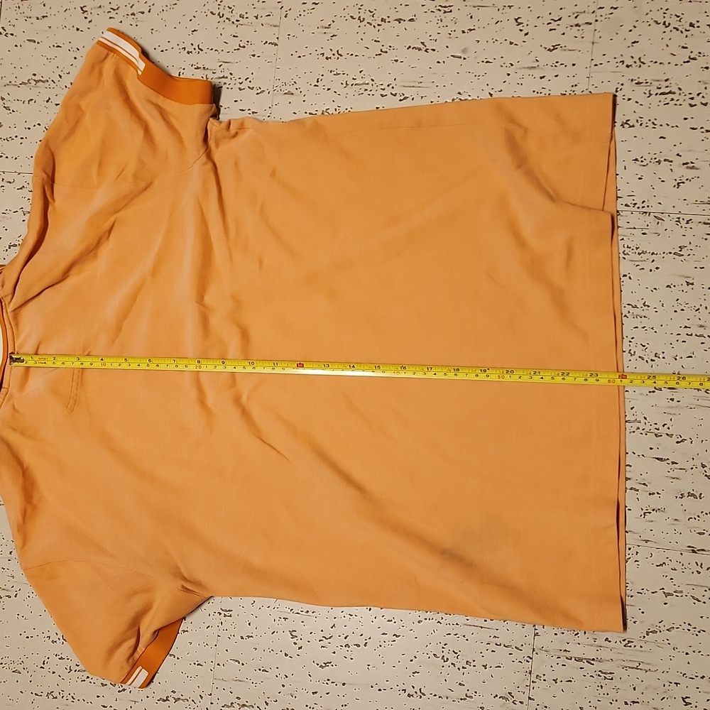 Hugo Boss Orange & White logo Tape Spellout Slim Fit Polo Shirt - Picture 12 of 12